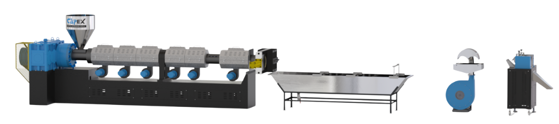 Vented Recycling Extruder