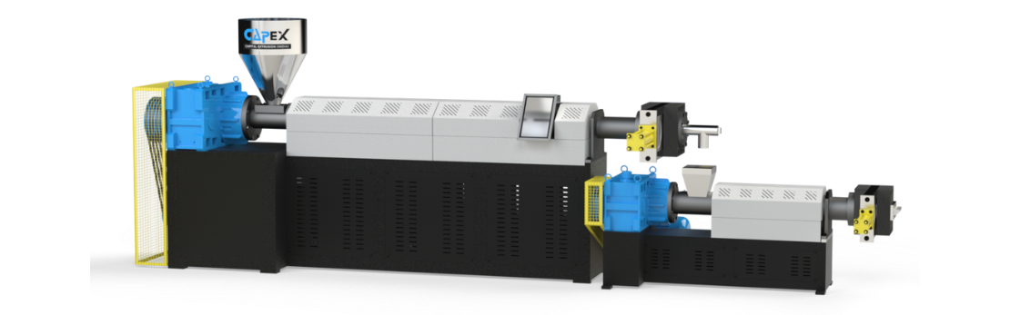 Two Stage Recycling Extruder